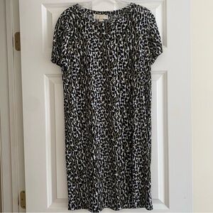 Michael Kors leopard print shift dress